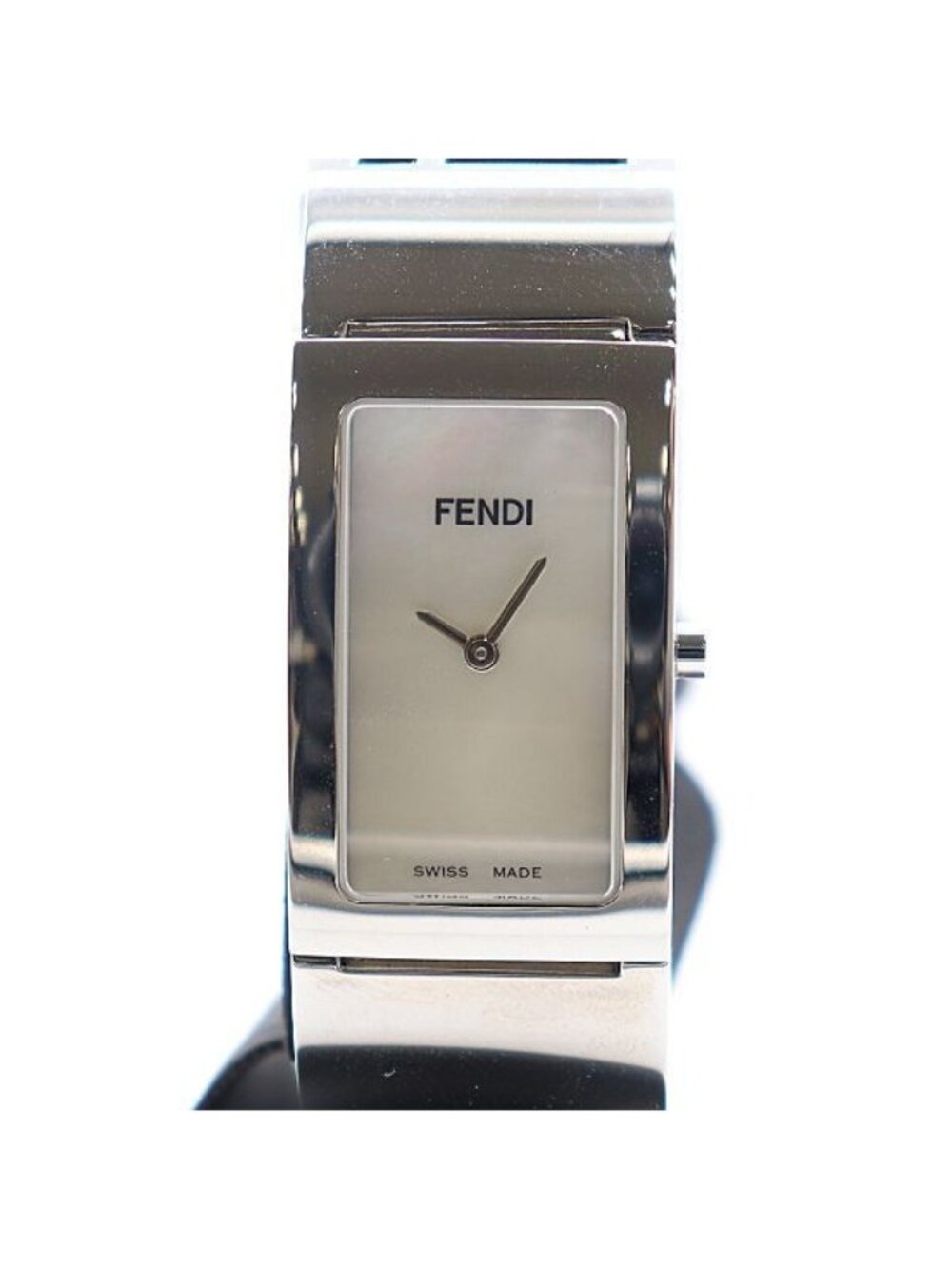 Fendi Bangle Watch White Shell Dial